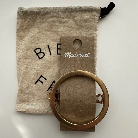 NWT Madewell Chunky Circle Hair Clip - Picture 1 of 6